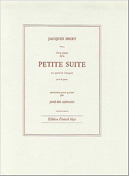 Jacques Ibert Notenblätter 5 Pièces de la Petite suite en 15 images
