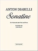 Anton Diabelli Notenblätter Sonatine für Viola (Violoncello)