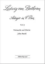 Ludwig van Beethoven Notenblätter Adagio C-Dur WoO33 für