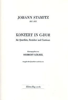 Johann Anton Stamitz Notenblätter Konzert C-Dur