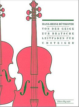 Hans-Heinz Bütikofer Notenblätter Von der Geige zur Bratsche