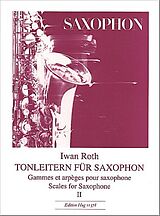 Iwan Roth Notenblätter Tonleitern für Saxophon Band 2
