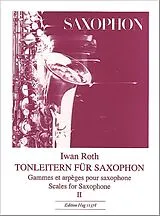 Iwan Roth Notenblätter Tonleitern für Saxophon Band 2
