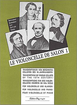  Notenblätter Le violoncelle de salon Band 1