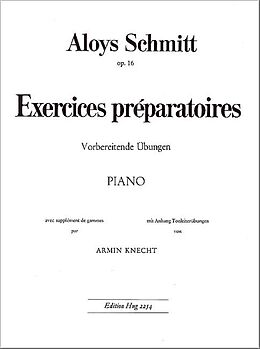 Aloys Schmitt Notenblätter Exercices préparatoires op.16