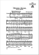 Wilhelm Decker Notenblätter Chinesen-Marsch op.33 für Männerchor