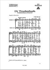 J. R. Krenger Notenblätter Dr Trueberbueb für Männerchor a cappella