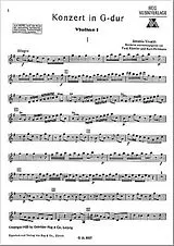 Antonio Vivaldi Notenblätter Concerto G-Dur RV310 für Violine