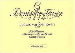 Ludwig van Beethoven Notenblätter 6 Deutsche Tänze 1814 (No. O42)