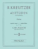 Rodolphe Kreutzer Notenblätter 42 Etüden Band 2