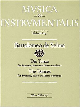 Bartolo Selma y Salaverde Notenblätter Die Tänze für Instrumente (SB)