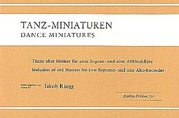  Notenblätter Tanz-Miniaturen