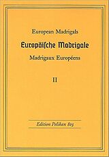  Notenblätter Europäische Madrigale Band 2