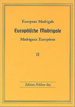  Notenblätter Europäische Madrigale Band 2