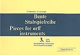 Siegfried Lehmann Notenblätter Bunter Stabspielreihe Band 3