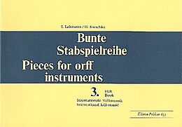 Siegfried Lehmann Notenblätter Bunter Stabspielreihe Band 3