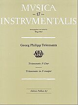 Georg Philipp Telemann Notenblätter Triosonate F-Dur für Altblockflöte