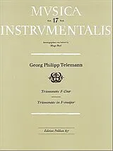 Georg Philipp Telemann Notenblätter Triosonate F-Dur für Altblockflöte