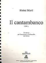 Heinz Marti Notenblätter Il cantambanco für Tenorsaxophon