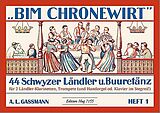 Alfred Lorenz Gassmann Notenblätter Bim Chronewirt op.79 Band 1 (Nr.1-18)