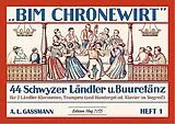 Alfred Lorenz Gassmann Notenblätter Bim Chronewirt op.79 Band 1 (Nr.1-18)