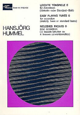 Hansjörg Hummel Notenblätter Leichte Tonspiele Band 0