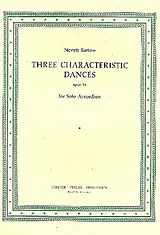Nevett Bartow Notenblätter 3 characteristic Dances op.14