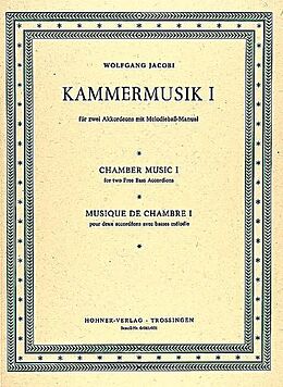 Wolfgang Jacobi Notenblätter Kammermusik Band 1