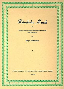 Hugo Herrmann Notenblätter Häusliche Musik