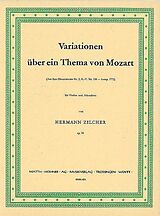 Hermann Zilcher Notenblätter Variationen über ein Thema von Mozart (aus KV131) op.94