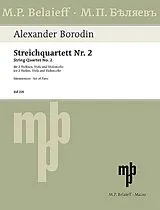 Alexander Porfirjewitsch Borodin Notenblätter Streichquartett D-Dur Nr.2
