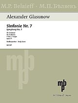 Alexander Glasunow Notenblätter Sinfonie F-Dur Nr.7 op.77