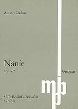 Anatol Liadov Notenblätter Nänie op.67