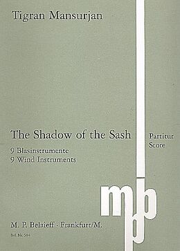 Tigran Mansurjan Notenblätter The Shadow of the Sash