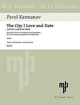 Pavel Karmanov Notenblätter The City I love and hate