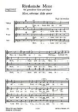 Schweden Paul Notenblätter Rhythmische Messe