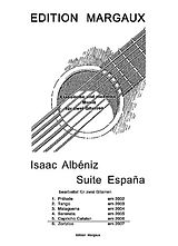 Isaac Manuel Albéniz Notenblätter Capricho catalan aus Suite Espana op.165