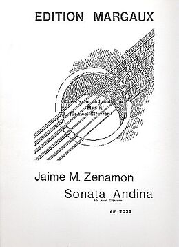 Jaime M. Zenamon Notenblätter Sonata andina