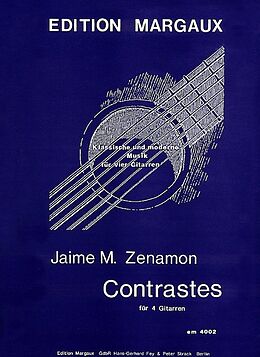Jaime M. Zenamon Notenblätter Contrastes