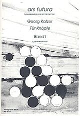 Georg Katzer Notenblätter Für Knöpfe Band 1