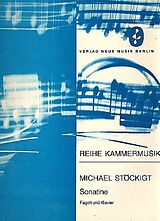 Michael Stöckigt Notenblätter Sonatine für Fagott und Klavier