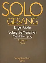Jürgen Golle Notenblätter Solang die Menschen Menschen