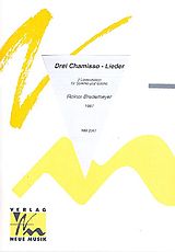 Reiner Bredemeyer Notenblätter 3 Chamisso-Lieder 2 Liederzyklen