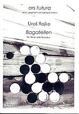 Uros Rojko Notenblätter Bagatellen für Klavier und