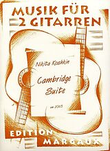 Nikita Koshkin Notenblätter Cambridge Suite
