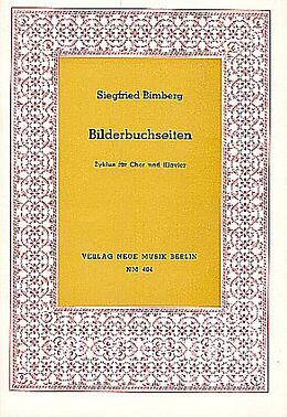 Siegfried Bimberg Notenblätter Bilderbuchseiten Zyklus für Frauenchor