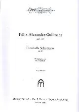 Felix Alexandre Guilmant Notenblätter Final alla Schumann op.83