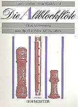 Linde Höffer von Winterfeld Notenblätter Die Altblockflöte Eine Anweisung