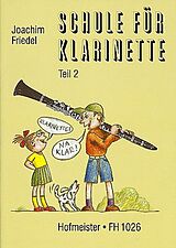 Joachim Friedel Notenblätter Schule für Klarinette Band 2