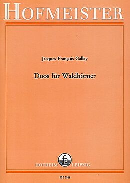 Jacques Francois Gallay Notenblätter Duos